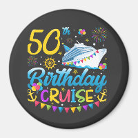50th Birthday Cruise B-Day Party Circle