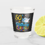 50th Birthday Cruise B-Day Party Shot Glass<br><div class="desc">50th Birthday Cruise B-Day Party Funny design Gift Shot Glass Classic Collection.</div>