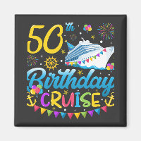 50th Birthday Cruise B-Day Party Square