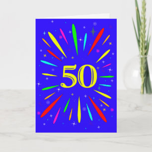 50th Birthday Explosion Card