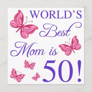 mom 50th birthday card