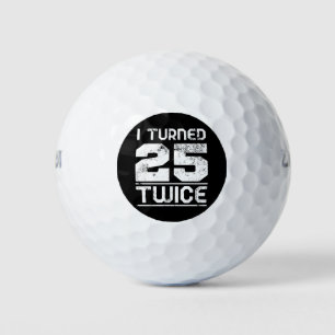 50th Birthday Funny Golf Balls