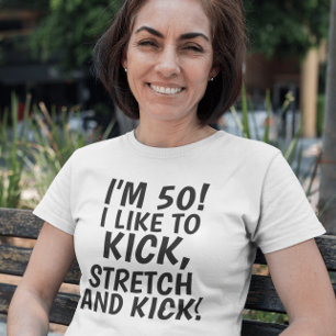 50TH BIRTHDAY FUNNY LADIES T-SHIRT