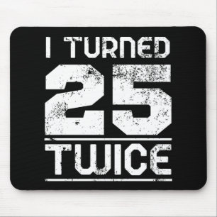 50th Birthday Funny Mouse Mat