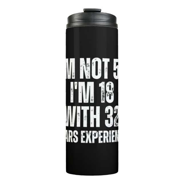 50Th Birthday Funny Thermal Tumbler (Front)