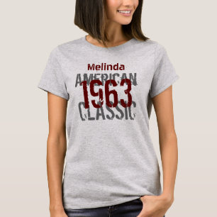 50th Birthday Gift 1963 American Classic T-Shirt