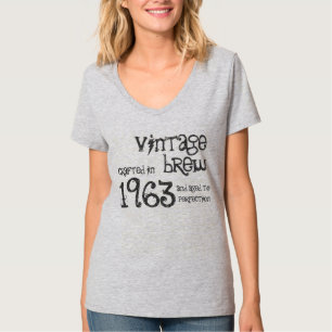 50th Birthday Gift 1963 Vintage Brew T-Shirt