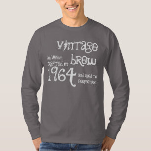 50th Birthday Gift 1964 Vintage Brew Grey G216N T-Shirt