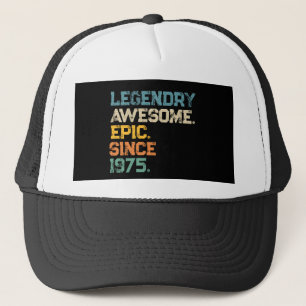 50th Birthday Gift Custom Year Trucker Hat