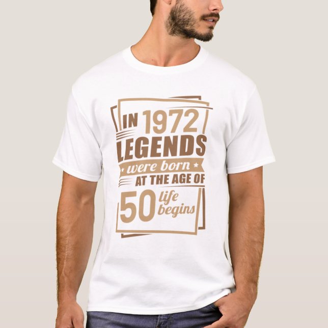 50th birthday gift ideas for men and women 50 year T-Shirt (Front)