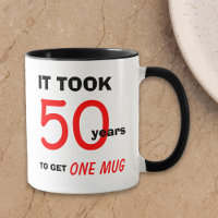 50th Birthday Gift Ideas for Men Mug - Funny