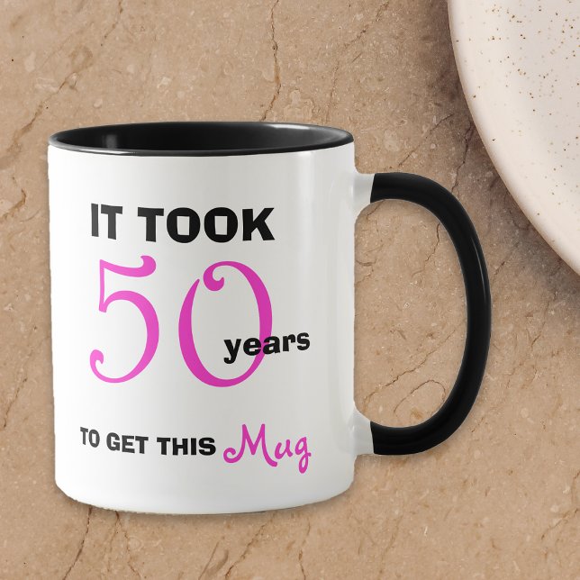 50th Birthday Gift Ideas for Women Mug - Funny (Creator Uploaded)
