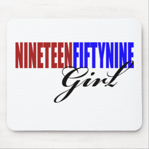 50th Birthday Gifts, 1959 Girl! Mouse Mat