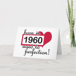 50th Birthday Gifts, 1960 Card
