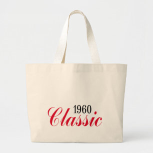 50th birthday gifts, 1960 Classic! Large Tote Bag
