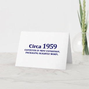 50th Birthday Gifts! Card