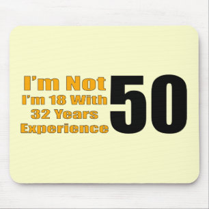 50th Birthday Gifts Mouse Mat