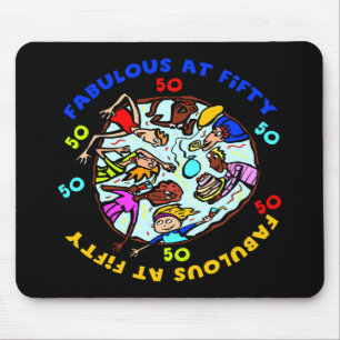 50th Birthday Gifts Mouse Mat