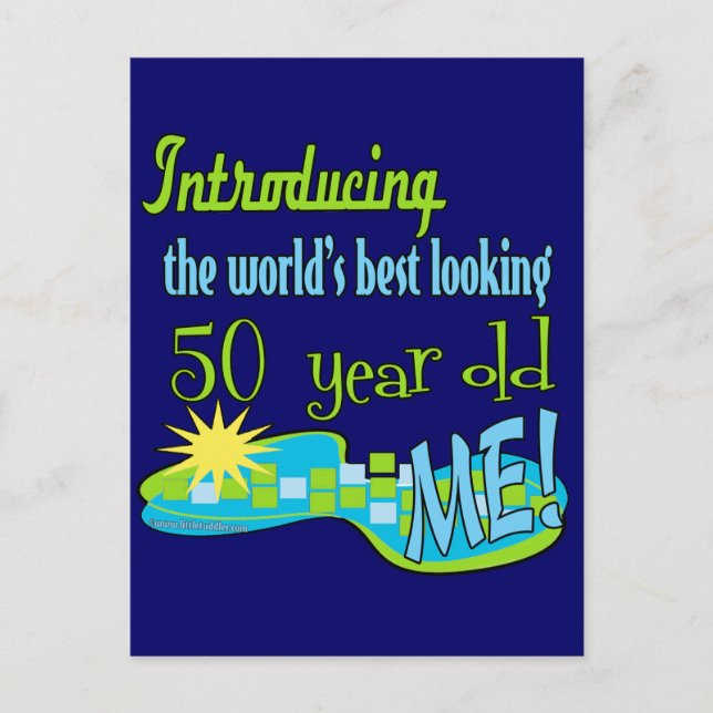 50th Birthday Gifts Postcard (Front)