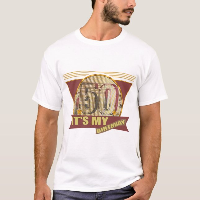 50th Birthday Gifts T-Shirt (Front)