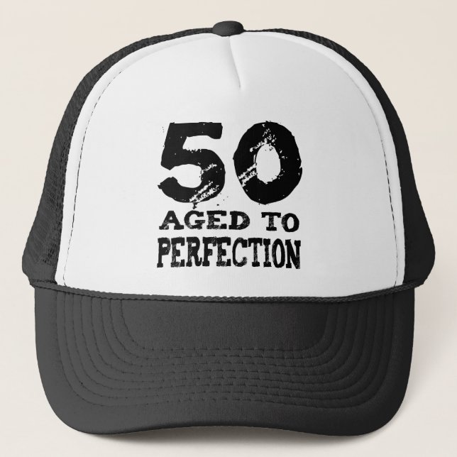 50th Birthday Gifts! Trucker Hat (Front)