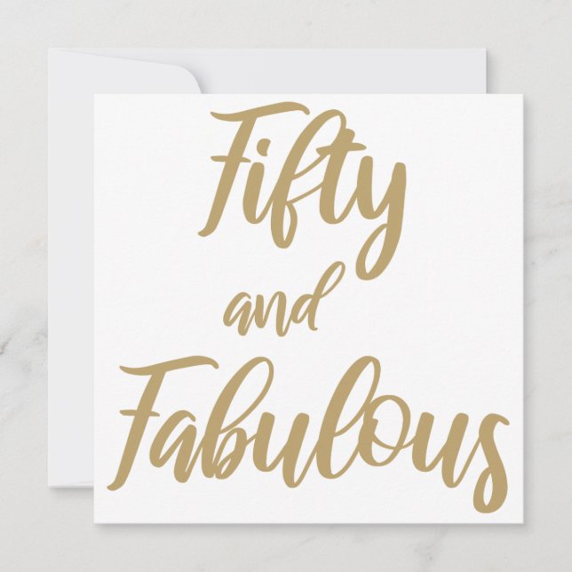 50th Birthday Humour (Front)