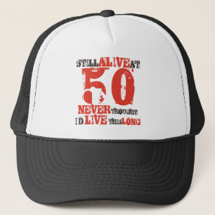 50th Birthday Humour Attitude Trucker Hat