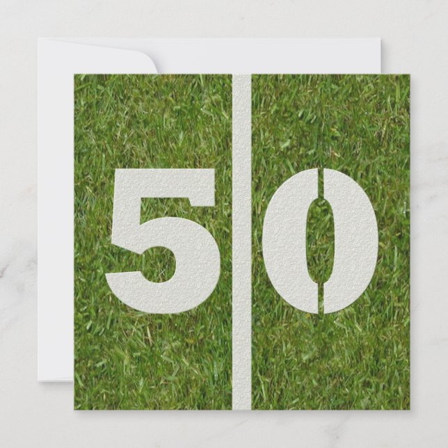 50th Birthday Invitation (Front)