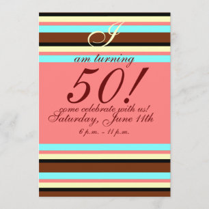 50th birthday Invitation
