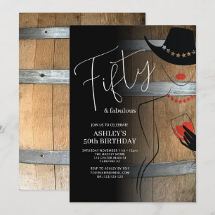 50th Birthday Invitation for Women