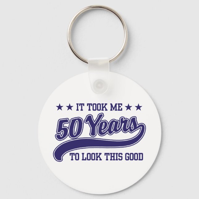 50th Birthday Key Ring (Front)