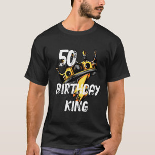 50th Birthday King Personalise T-Shirt