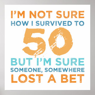 50th Birthday Legend Poster