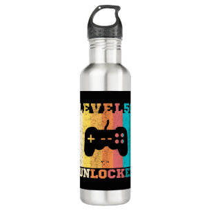 50th Birthday Level 50 Unlocked 710 Ml Water Bottle