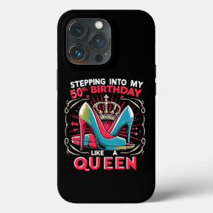50th Birthday Like A Queen Happy 50 Years Women's iPhone 13 Pro Case