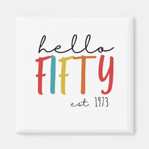 50th Birthday Magnet