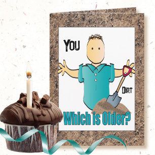50th Birthday Male Cartoon Funny Snarky Card