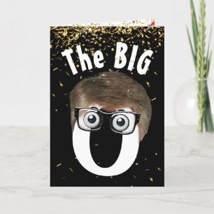 50th Birthday Man On Black Card