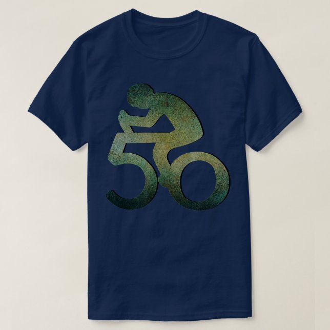 50th Birthday Mountain Bike our Cycling Lover Bicy T-Shirt (Design Front)