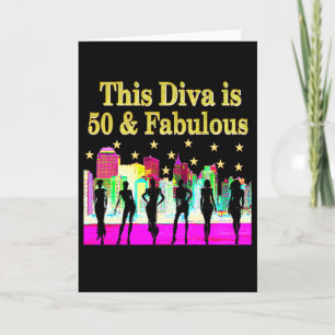 50TH BIRTHDAY NEW YORK CITY DESIGN CARD