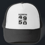 50th Birthday Oldometer Trucker Hat<br><div class="desc">Happy 50th Birthday!! The OLDOMETER is a funny way to celebrate the big 5-0.</div>