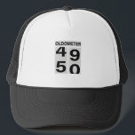 50th Birthday Oldometer Trucker Hat<br><div class="desc">Happy 50th Birthday!! The OLDOMETER is a funny way to celebrate the big 5-0.</div>