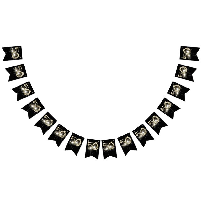 50th Birthday Or Anniversary Party Bunting (All)