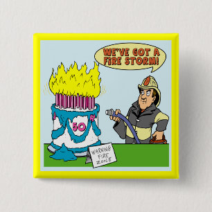 50th Birthday Party Favour Button