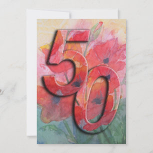 50th Birthday Party Invitation