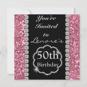 50th Birthday Party Invitation