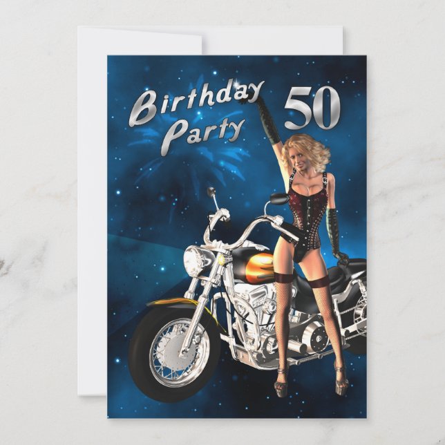 50th Birthday party Invitation (Front)