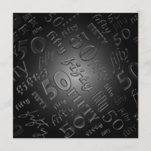 50th Birthday Party Invitation