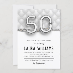 50th Birthday Party Invitation