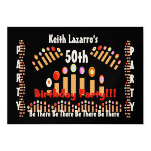 Funny 50th Birthday Invitations & Announcements | Zazzle UK